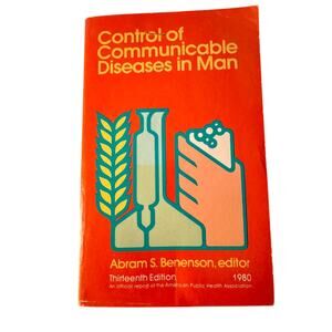 Vintage 1980 US Army Medical Book Control of Communicable Diseases in Man